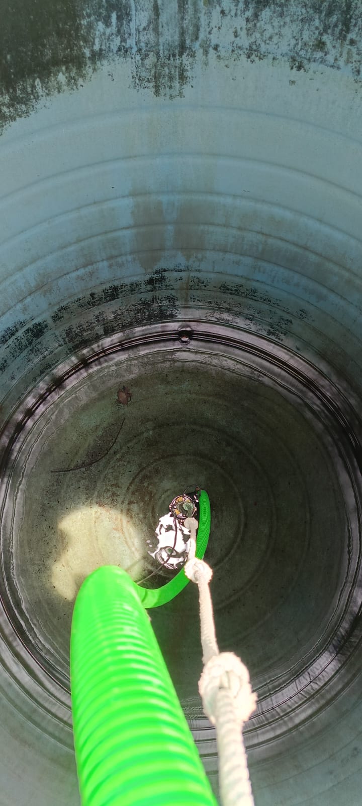 Before Water Tank Cleaning