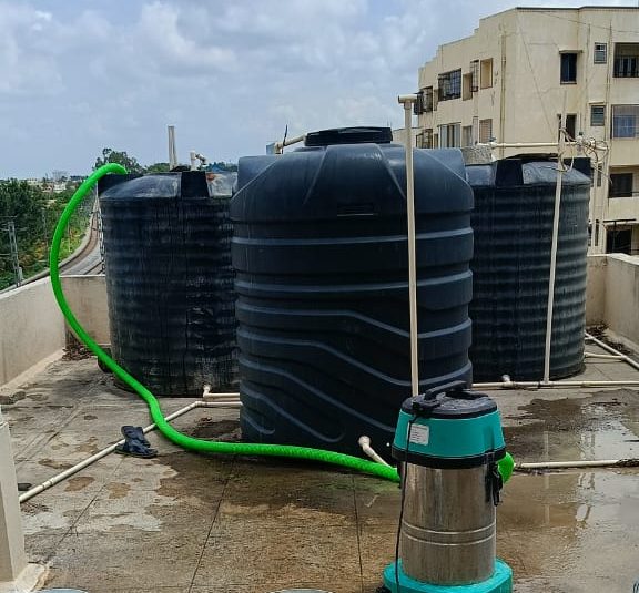Overhead Tank Cleaning